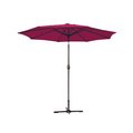 Jeco 9 ft. Aluminum & Steel Umbrella Fabric, Burgundy UBF95